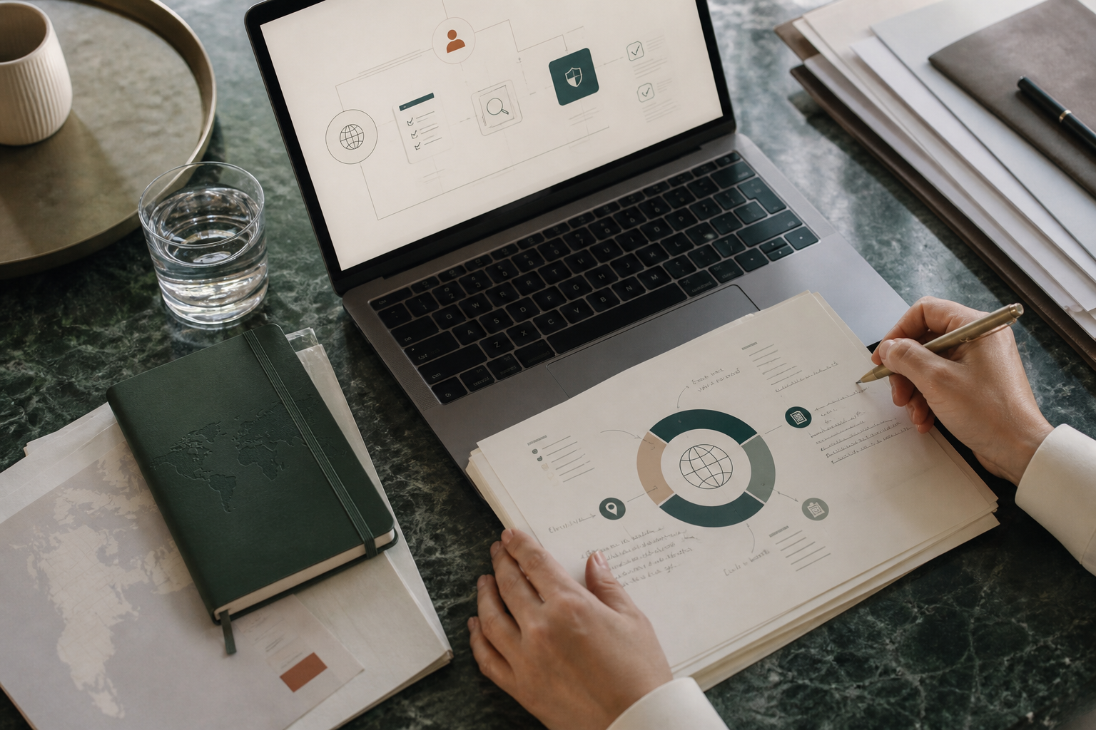 Planning digital compliance workflows and automated processes