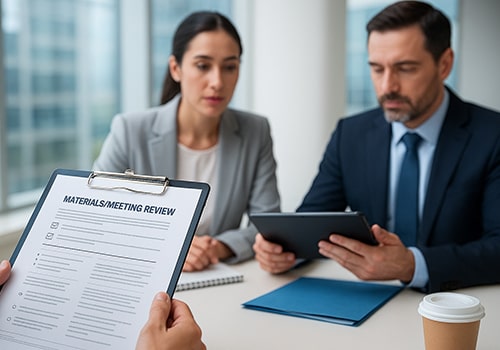 Materials/Meeting Review & Certification